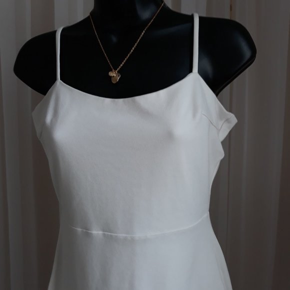 WOMEN'S CUFF DRESS IN IVORY COLOR / SIZE SMALL / LULU'S BRAND - Picture 3 of 11